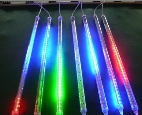 80cm單支鏤空流星雨LED裝飾燈 廣州鵬源廠商直供，點燃璀璨星空